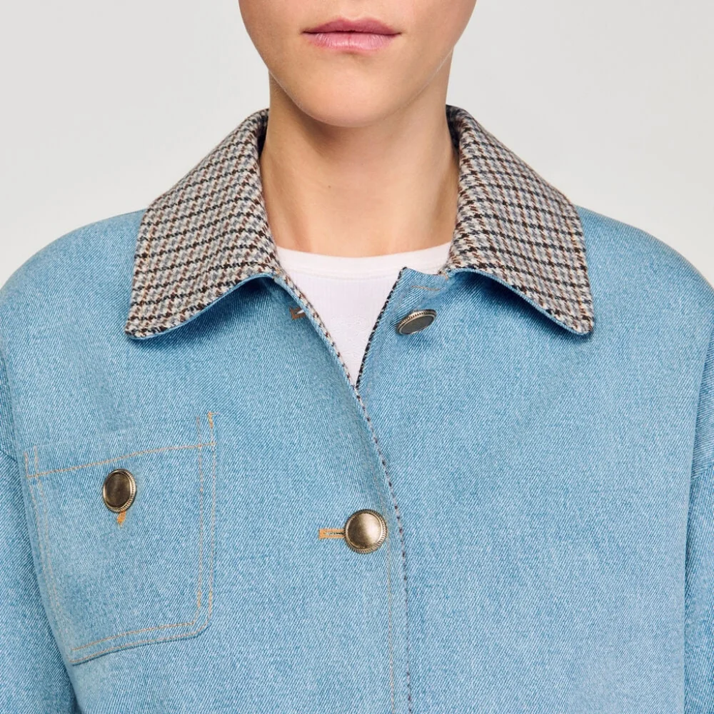 Sandro Denim Jacket - Picture 2 of 7